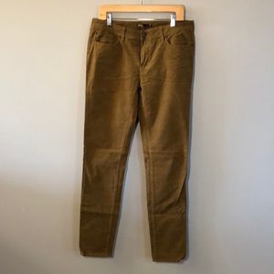 Prana corduroy skinny pants